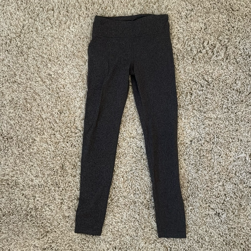 Athleta girls grey leggings